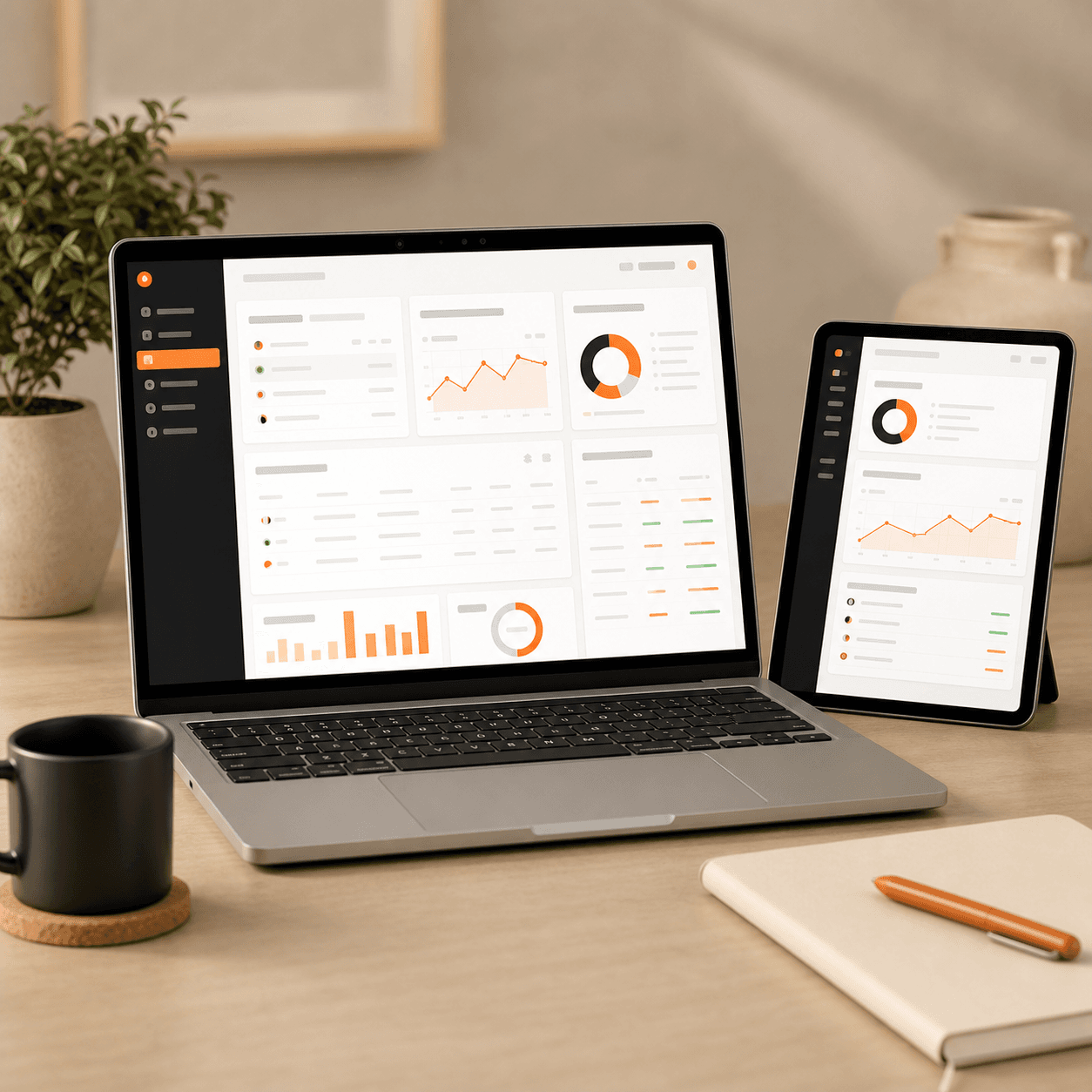 SpaceStatic support dashboard preview for recurring IT service work